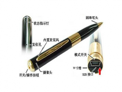 執(zhí)法攝像筆/錄像筆