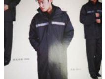 警用藏青色大衣式雨衣