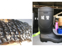 城管高檔鋼頭鋼底防砸防穿刺有內(nèi)襯雨靴