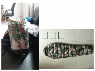 軍用迷彩羽絨睡袋（低檔）媽咪款
